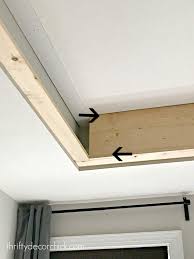This means measuring the intervals. Cozy Tray Ceiling Makeover In The Master Thrifty Decor Chick