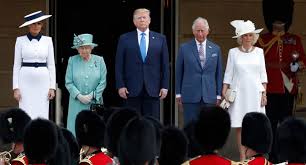 Queen Elizabeth Receives Trump At ...