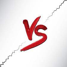 Versus Letters Logo Red V And S Flat Style Symbol Letter Logo V Letter Images S Letter Images