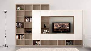Meuble bibliothque tv bois naturel passy sur maisons du monde. Meuble Tv Bibliotheque Salon Optimal Annecy