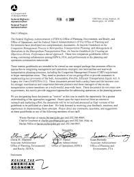 Fhwa Office Of Operations Management And Operations In The Metropolitan Transportation Plan Cover Letter