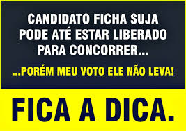 Resultado de imagem para lei da ficha limpa
