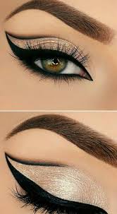 Cola de gato y dorado. Resalta la forma de tus ojos