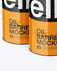Download Glossy Oil Barrel Mockup In Barrel Mockups On Yellow Images Object Mockups PSD Mockup Templates