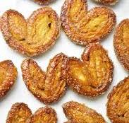 Puff Pastry Palmier Cookies - Jaja Bakes - jajabakes.com
