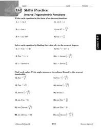 Wait just a minute here. Inverse Trigonometric Functions Lesson Plans Worksheets Lesson Planet