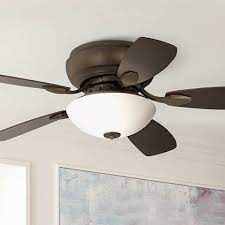 Low profile ceiling fans are also called flush mount ceiling fans, snugger ceiling fans (or snuggers) and hugger ceiling fans (or huggers). Close To Ceiling Fans Ideas Advice Lamps Plus