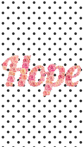 Black And White Polka Dot Iphone Wallpaper White Black Polka Dots Floral Hope Iphone Background Lock Screen Phone Wallpaper Iphone Wallpaper Iphone Background Black Polka Dot