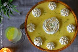 La Key Lime Pie Tarte Au Citron Vert De Floride Le Blog Cuisine De Samar Recette Tarte Au Citron Tarte Au Citron Vert Citron Vert