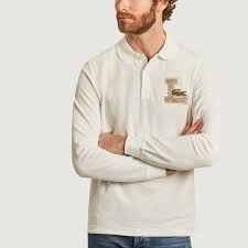 Polo rojo vintage lacoste, en perfecto estado. Soldes Polo Ecru Lacoste A 30 L Exception
