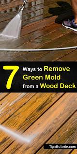 7 Clever Ways To Remove Green Mold From A Wood Deck In 2020 Cleaning Deck Wood Wood Deck Wood Deck Cleaner