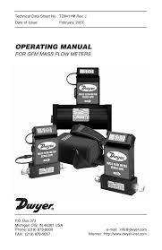 Maybe you would like to learn more about one of these? Operating Manual For Gfm Mass Flow Meters Manualzz