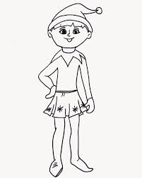 Practicing coloring is a proven path to successful learning for children. Free Printable Elf On The Shelf Coloring Pages Coloring Home