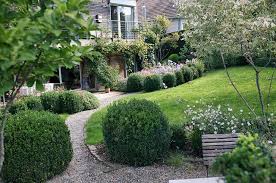 Die Buchskugeln Waren Beim Pflanzen Gerade Mal 20cm Gross Und Jetzt Reichen Sie Bis Zur Hufte Seit Etwa 8 Jahren Garten Ein Schweizer Garten Gartengestaltung