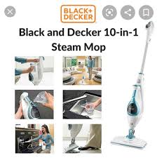 The black & decker steam mop 7 in 1 allows you to by pushing one button. Black Decker Steam Mop 10 In 1 Model Fsmh1621r Electronics Others On Carousell