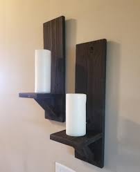 Check spelling or type a new query. Set Of Two 20 Rustic Wall Mounted Candle Sconces Wall Mounted Candle Holders Wooden Sconces Wooden Wall Candle Holders