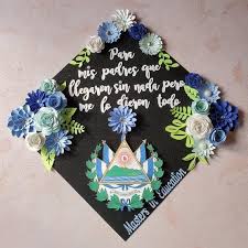 Remember that females and males can have different placements for them or even a bit different look. Graduation Cap Toppers Flower Graduation Cap Glitter Graduation Cap Customizable El Salvador Inspired Cap Graduation Cap Decoration Graduation Cap Toppers Graduation Cap Designs