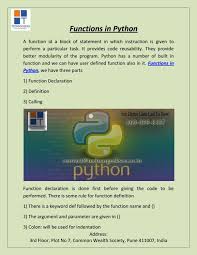 Functions In Python Python Function Data Science
