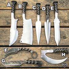 Completed knives are then wire brushed and coated with protective wax before shipping. Hand Forged Railroad Spike Carbon Steel Hunting Custom Knife Fixed Blade Sheath Ebay
