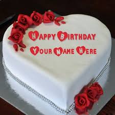 Happy Birthday Cake For Wife With Name Write Name On Birthday Cake Birthday Cake Writing Happy Birthday Cake Images Happy Anniversary Cakes