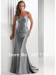 Love This Dress Silver Evening Dress Silver Prom Dress Grey Wedding Dress