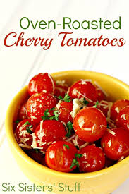 Oven Roasted Parmesan And Garlic Cherry Tomatoes Recipe Recipe Cherry Tomato Recipes Vegetable Side Dishes Recipes Recipes