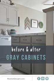two tone gray cabinets // 8th avenue