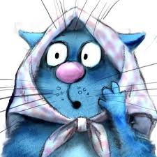 pin by svitlana bogonska on sinie koty hudozhnicy iriny zinyuk cat drawing cat art cat painting