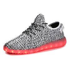 Unisex Men Women Led Light Up Shoes Luminous Usb Trainer Sneaker High Top Shoes Walmart Com Walmart Com