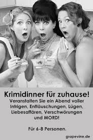 Es ist spannend den alttag einmal hinter sich zu lassen und etwas mit freunden oder kollegen zu erleben. Pin Auf Krimidinner Fur Zu Hause 2019