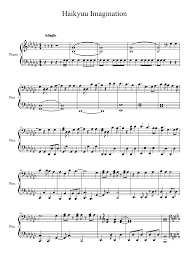 Go ahead search your favorite songs and start to play today! Haikyuu Imagination Sheet Music For Piano Solo Musescore Com