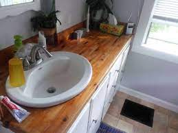 This guide will show you choices, from marble to granite, so you can durability and beauty are both key issues when selecting a bathroom vanity top. Best Way To Refinish Wood Vanity Top Hometalk