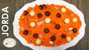 Mansaf is served on a large serving platter over khubz (arabic flat bread) and. à¦¬ à¦¯ à¦¬ à¦¡ à¦° à¦¶ à¦¹ à¦œà¦° à¦¦ Biye Barir Shahi Jorda Recipe Jorda Vat Recipe Food Desserts Food And Drink