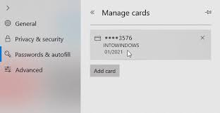 Check spelling or type a new query. How To Delete Credit Cards Saved In Microsoft Edge In Windows 10