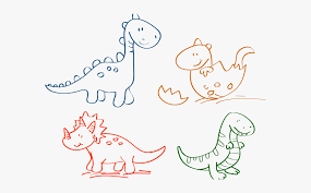 Learn how to draw a diplodocus with simple step by step instructions. Cartoon Dinosaur Drawing Easy Free Transparent Clipart Clipartkey