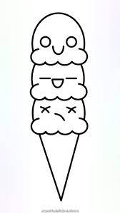If you are looking for easy cute ice cream unicorn drawing images you've come to the right place. Magical Cute N Kawaii How To Draw A Kawaii Ice Cream Cute Easy Drawings Easy Drawings Cute Kawaii Drawings