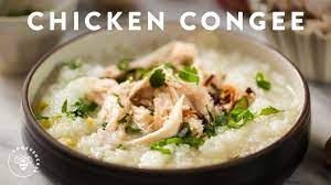 Chicken Congee Rice Porridge Chao Ga Recipe Honeysuckle Youtube