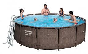 Bestway Power Steel Deluxe Pool Set 427x107 Rattan 56664 Frame Pools Hersteller Bestway Pools Pool Gigant De Bestway Und Intex Pools Von Deutschlands Pooldiscounter