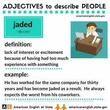 Description Adjectives To Describe People English Adjectives Advanced English Vocabulary