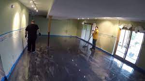 Epoxy flooring is one of the most durable choices for basement flooring (or garage floors). Basement Epoxy Floor Video Youtube