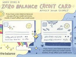 A credit limit that increases your total available credit. How Having A Zero Balance Affects Your Credit Score