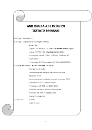 Teks pengacara mesyuarat agung pibg by kementerian pelaj. Page 5 Buku Program Agm Pibg 2019 Copy