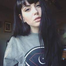 Grunge Hair Black Beautiful Soft Black Hair Pale Skin Grunge Hair Hair Pale Skin