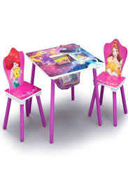 Disney Princess Girls Table And Chair Set With Storage Kids Toddler Activity New Kids Table And Chairs Table And Chair Sets Colorful Table
