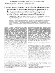 California is a place that has almost moderate weather; Pdf Paternal Obesity Initiates Metabolic Disturbances In Two Generations Of Mice With Incomplete Penetrance To The F 2 Generation And Alters The Transcriptional Profile Of Testis And Sperm Microrna Content