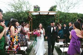 Ruby Street Wedding Ceremony Highland Park Los Angeles Wedding Planner Moxie Bright Events Florals O Wedding Los Angeles Socal Wedding Venues Bright Wedding