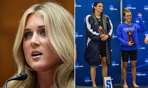 Riley Gaines is among 16 female athletes suing NCAA for allowing trans  competitors in sport after Lia Thomas 'disrobed in front of non-consenting  college women'