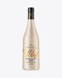 Ceramic Wine Bottle Mockup In Bottle Mockups On Yellow Images Object Mockups