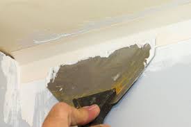 How To Fill A Gap Between The Wall The Ceiling Hunker Repair Ceilings Drywall Repair Ceiling Ceiling
