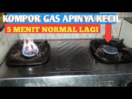Kek marble masak atas dapur gas. Cara Memperbaiki Kompor Gas Apinya Kecil Youtube